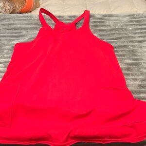 Sincerely Jules Bright Red Racerback Tank